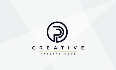 Modern elegant creative P Logo Design and template. PP icon initial Based Monogram and Letters in vector.