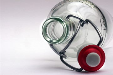Bügelflasche, leer, Flasche, Bügelverschluss