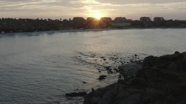 Atardecer en la playa de Punta Mita HD