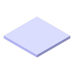 Laying tile icon. Isometric of laying tile vector icon for web design isolated on white background