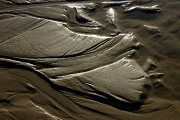 Sand, Sandspuren, Düne