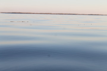 reflection of sky in water