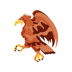 coat of arms of mexico on white background