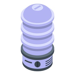 Professional steamer icon. Isometric of professional steamer vector icon for web design isolated on white background