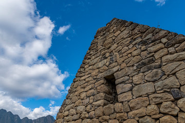 A view of Machu Pichu ruins, Peru