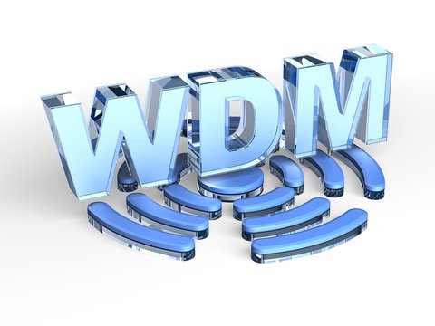 WDM acronym (Wavelength-division multiplexing)