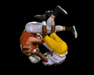 Great action photos of football players making amazing plays during a football game