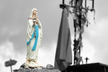 Madonna on a mountain top