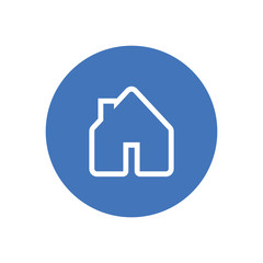 Stay at home vector icon. #Stayhome prevention campaign symbol.