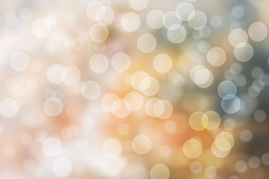 Abstract bokeh background. Christmas bokeh lights refocused blurred background