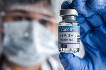 vial, covid-19, coronavirus vaccine ampoule, bottle for injection