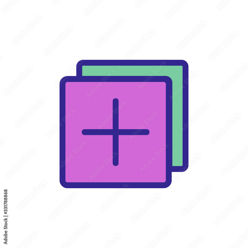 Aufkleber a new layer to add icon vector. a new layer to add sign. color isolated symbol illustration