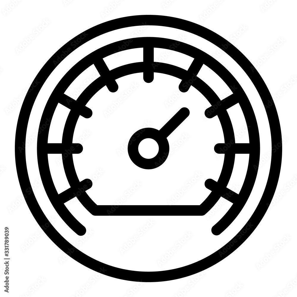 Poster barometer indicator icon. outline barometer indicator vector icon for web design isolated on white b