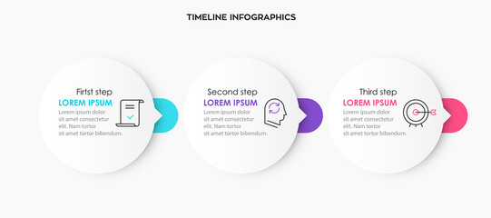 Vector infographic template