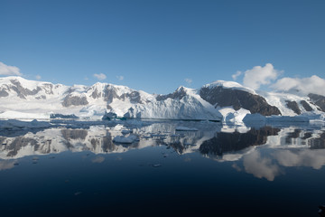 Landscape reflection in the Errera Channel