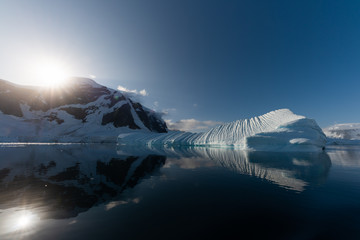 Landscape reflection in the Errera Channel