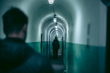 Soviet bunker underground in Korosten in Ukraine