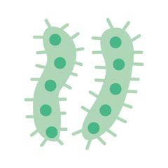 Isolated virus flat style icon vector design