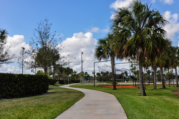 Coronavirus Park Closed Kids Walkway Baseball COVID19