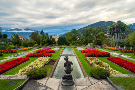 Il giardino botanico di Villa Taranto, Verbania, Piemonte, Italia