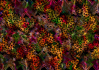 abstract exotic leopard skin texture