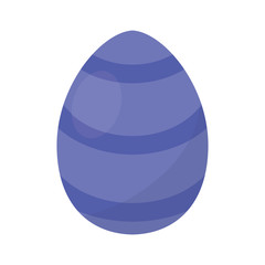 Decorated easter eggs icons