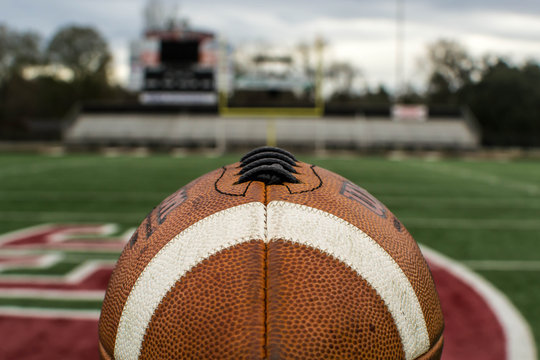 Football At Eye Level