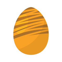 Decorated easter eggs icons