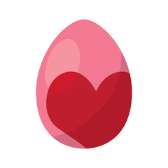 Decorated easter eggs icons