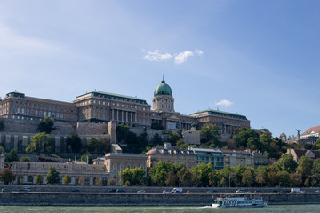 Fototapeta na wymiar Panorama of the old European city of Budapest