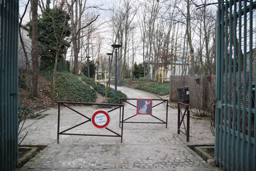 Le Kremlin-Bicêtre, Val-de-Marne, France : le parc Philippe Pinel.
