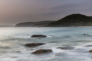 Stepping Stones Dawn Seascape