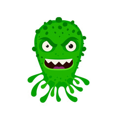 Germ or virus, microbe, Infection, toxin vector illustration