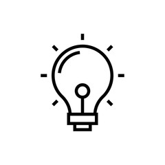 Idea Vector Icon Line Illustration
