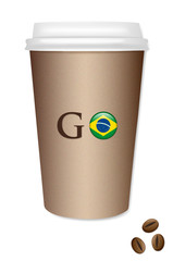 Coffee mug - Go Brazil