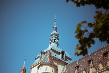 Obraz premium Old building European building in Budapest