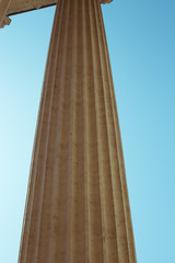 Fototapeta na wymiar Old Greek and Roman style building with columns