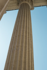 Old Greek and Roman style building with columns