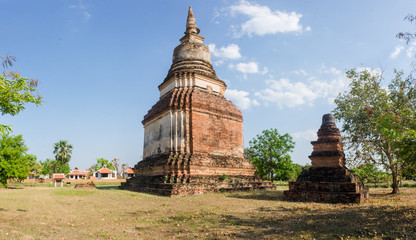 Giant ancient stupa in Sukhothai