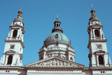 Obraz premium Old building European building in Budapest