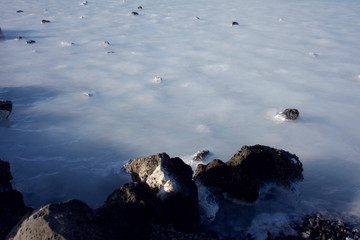 ice blue lagoon water