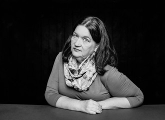 Black and White Mature Woman