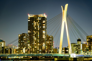Obraz premium 東京の高層マンション郡