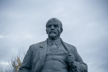 Monument to Lenin Pripyat in Chernobyl