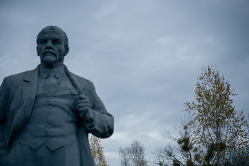 Monument to Lenin Pripyat in Chernobyl