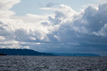 Clouds #6 and Puget Sound