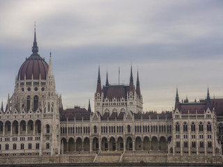 Budapest, Hungary - Jan 2016 The Hungarian Parliament Building is the seat of the National Assembly of Hungary, a notable landmark of Hungary, and a popular tourist destination in Budapest