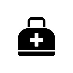 Obraz premium doctors bag icon vector template