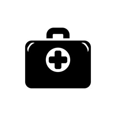 doctors bag icon vector template
