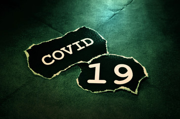 COVID-19 text tag